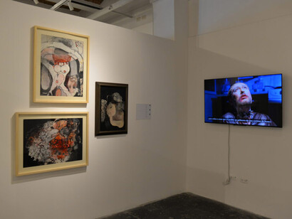 Heterotopías, vista de exhibición. Cortesía de Espacio El Dorado