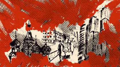 The weight of memory on a changing Russia © Illustration by Paola Bilancieri