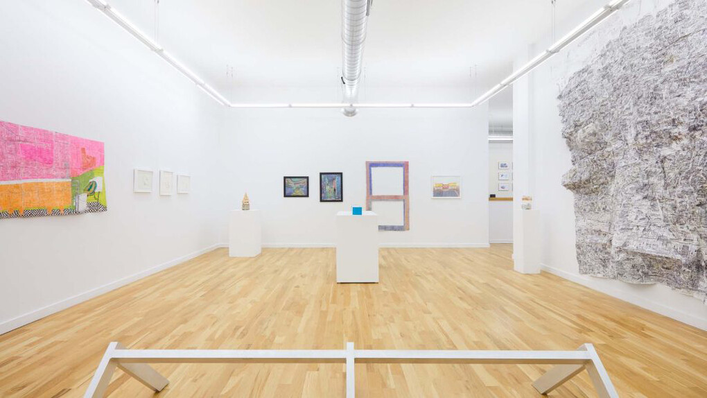 Various artists, Spaces for people, systems for spaces, exhibition view. Courtesy of Western Exhibitions