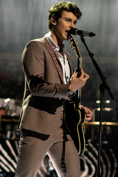 Shawn Mendes en concierto en Inglaterra, 2018