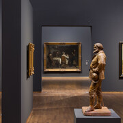 Gustave Courbet, Realist und rebell, ausstellungsansicht. Mit freundlicher genehmigung des Leopold Museums