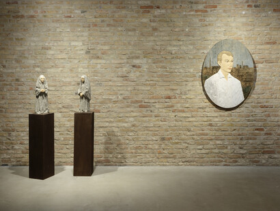 Stephan Balkenhol, exhibition view. Courtesy of König Galerie