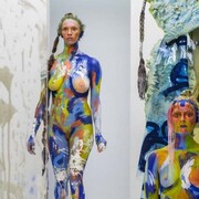 Donna Huanca, BLISS (REALITY CHECK), 2017
© Courtesy Peres Projects, Berlin
Performance View at Art Basel Unlimited 2017
 