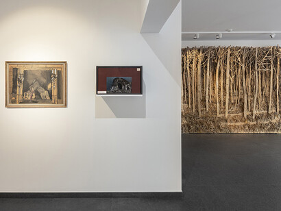 Hommage à Christian Bérard, exhibition view. Courtesy of Galleria Continua