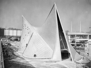 Allestimento dell'Esposizione Universale di Bruxelles, Padiglione Philips, 1958