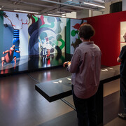 Le musée de l’avenir – 17 expériences numériques, vue de l'exposition. Avec l'aimable autorisation du Museum für Gestaltung