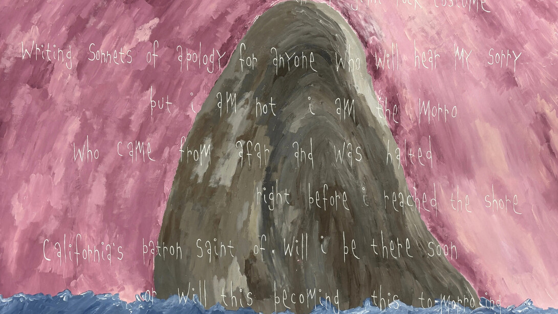 Michael Deyermond, And perhaps you think i am some banished poet (detail), 2025. Courtesy of Craig Krull Gallery