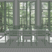 Hwang Seontae, The space with sunshine I (detail), 2022. Courtesy of Friedrichs Pontone