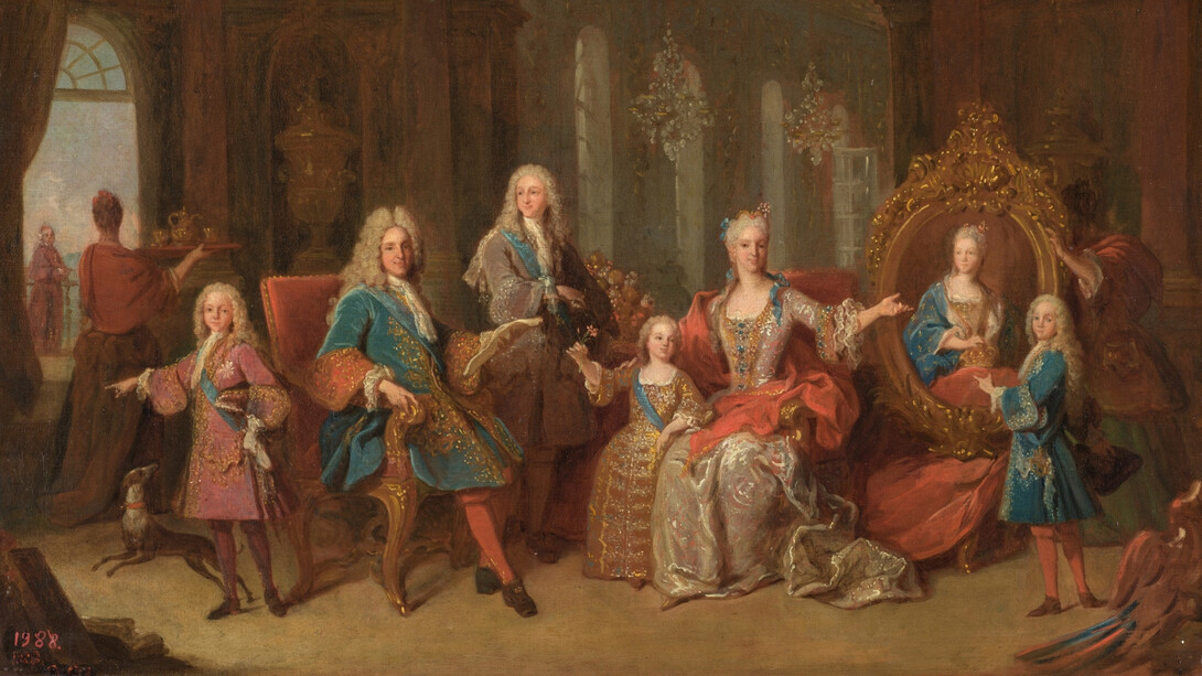 Jean Ranc, La familia de Felipe V (detalle), hacia 1723. Cortesía del Museo Nacional del Prado