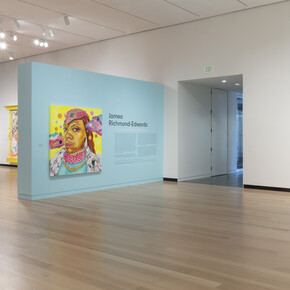 Jamea Richmond Edwards, Another world and yet the same, exhibition view. Courtesy of the Wellin Museum of Art 