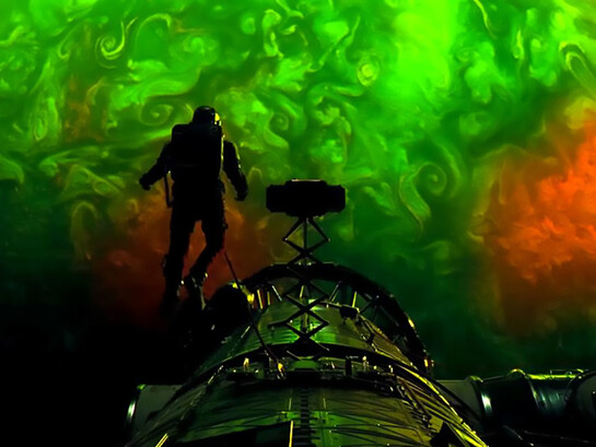 In Project Hail Mary, science teacher Ryland Grace (Ryan Gosling) awakens aboard a spaceship light-years from home with no memory of who he is or how he got there