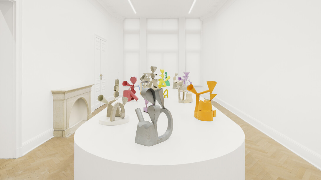 Thomas Kiesewetter, À côté des apparences, auprès des fantômes, vue de l'exposition. Avec l'aimable autorisation de Sorry We're Closed. Photo par HV Studio