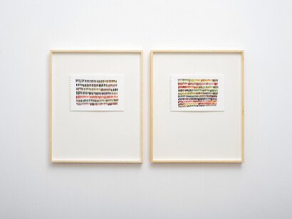 Lina Espinosa, La otra orilla, vista de exhibición. Cortesía de la Galería Rafael Pérez Hernando