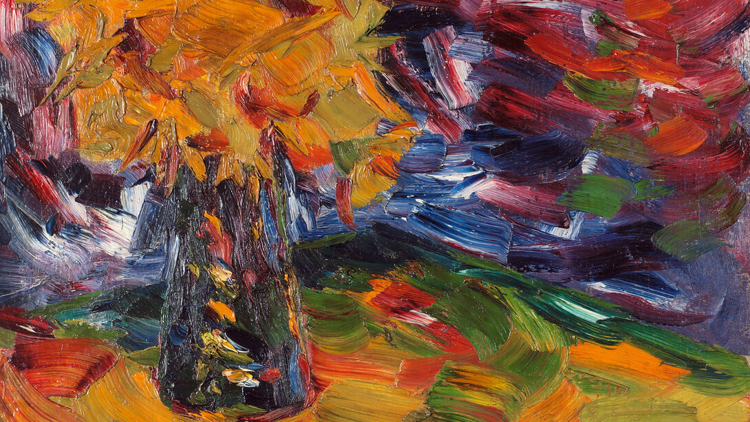 Karl Schmidt-Rottluff, Gelber blumenstrauss [Yellow bouquet] (détail), 1906. Avec l'aimable autorisation du Kunstmuseum Bern