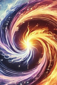 Tantric art representation through colors