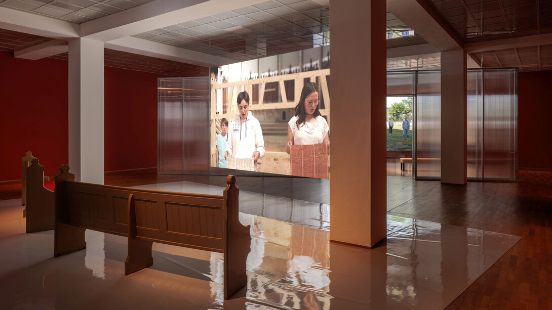 Annika Kahrs, Off score, exhibition view. Courtesy of Hamburger Bahnhof