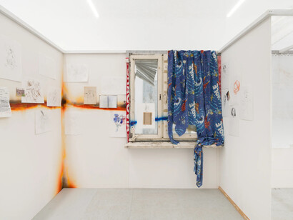 Marcin Dudek, Nest, exhibition view. Courtesy of Harlan Levey Projects