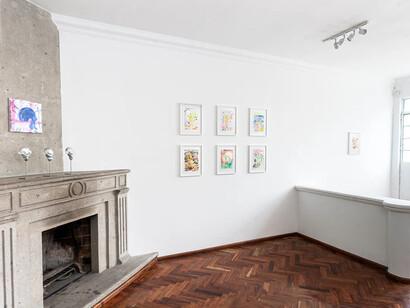 Various artists, Comic abstraction, exhibition view. Courtesy of König Gallery