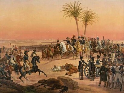 January Suchodolski, Napoleon in Egypt, 1840, depicting Napoleon Bonaparte during the Egyptian campaign