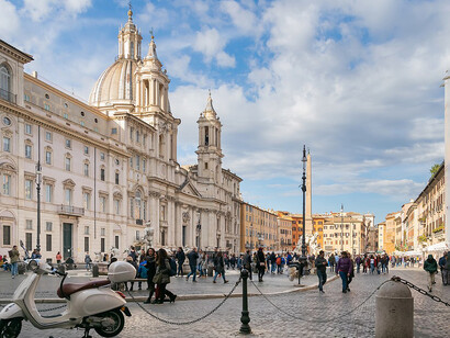 Piazza Navona en Roma, Lacio, Italia