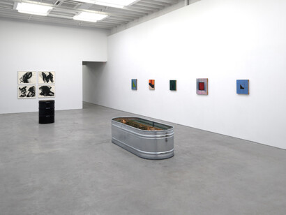 Bill Bollinger, I am gravity, exhibition view. Courtesy of Karma Gallery