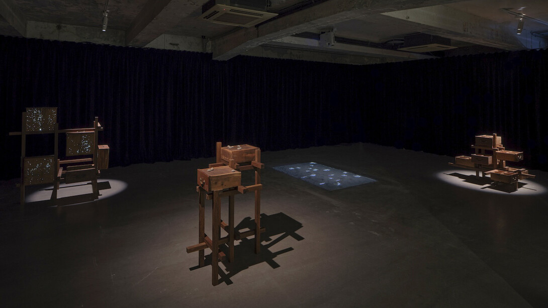 Wing Po So, Polyglot, exhibition view. Courtesy of Blindspot Gallery