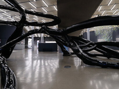 Unseen futures to come. Fall, exhibition view. Courtesy of Kunsthaus Graz