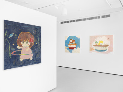 Noritoshi Mitsuuchi, Peace maker, exhibition view. Courtesy of Ross + Kramer Gallery