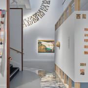 Trần Lương, Tầm tã - soaked in the long rain, exhibition view. Courtesy of Govett-Brewster Gallery 