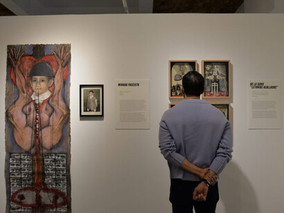 Raúl Avellaneda, No somos más que un trozo de carne, vista de exhibición. Cortesía de Espacio El Dorado