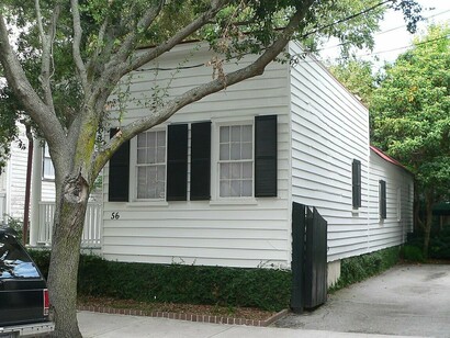 Denmark Vesey House, located at 56 Bull Street in Charleston, South Carolina, U.S.A