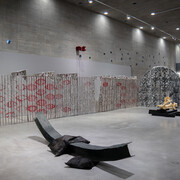 Sofía Salazar Rosales, Travesías de una lágrima, vista de exhibición. Cortesía del Centro de Creación Contemporánea de Andalucía