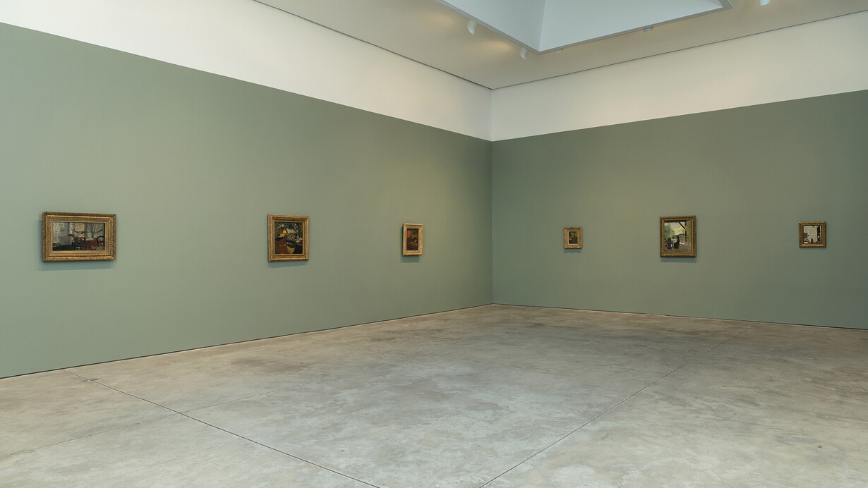 Édouard Vuillard, Early interiors, exhibition view. Courtesy of Skarstedt Gallery