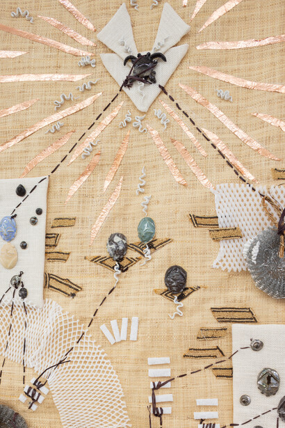 Marie-Claire Messouma, Manlanbien. Map - 4 (detail), 2023. Courtesy of Gasworks Gallery