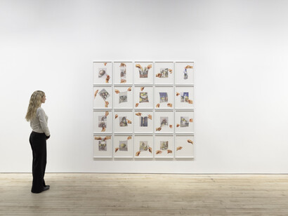 Asher Liftin, Cat’s cradle, exhibition view. Courtesy of Nino Mier Gallery