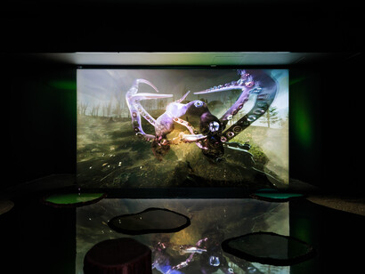 Civa – Contemporary immersive virtual art, exhibition view. Courtesy of Belvedere 21