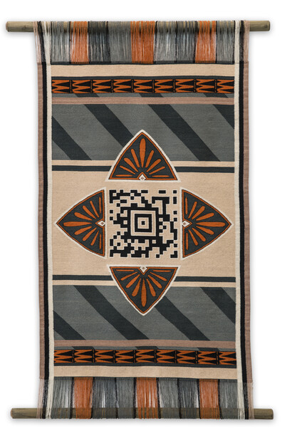 Guillermo Bert, Acoma portal #3 (detail), 2015. Courtesy of William Turner Gallery