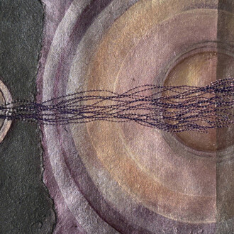 Daniela Gomez Paz, Threaded to the universe 8 (detail), 2026. Courtesy of Mindy Solomon Gallery