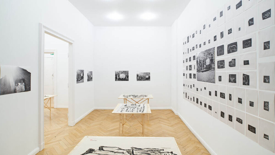 Paulo Nazareth, Allemann, exhibition view. Courtesy of Meyer Riegger
