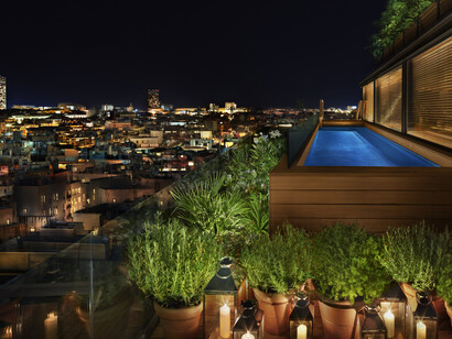 The Roof Bar and Lounge at the Barcelona Edition Hotel, Spain
