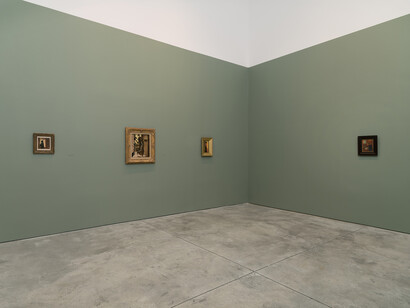 Édouard Vuillard, Early interiors, exhibition view. Courtesy of Skarstedt Gallery