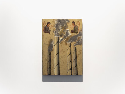 Krassimir Terziev, Base and superstructure, exhibition view. Courtesy of Sarieva/Gallery 