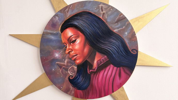 Lanise Howard, The north star (Polaris) (detail), 2025. Courtesy of Mindy Solomon Gallery