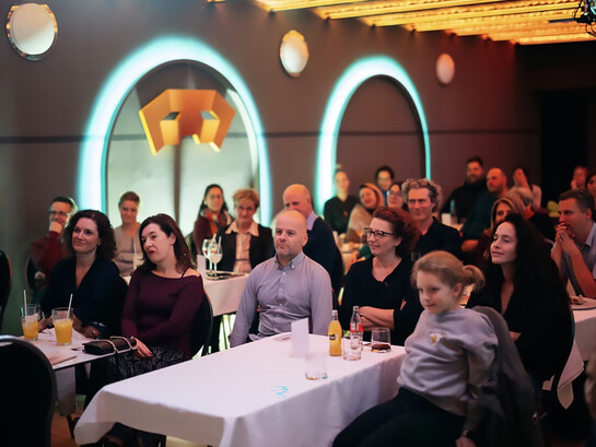 Grund Színház in Budapest, Hungary is a leading improvisational theatre known for live performance rooted in presence, collaboration, and collective creativity