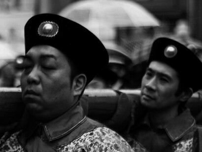 Capturing the essence of tradition and artistry, these men play a vital role in bringing the enchanting displays of the Nagasaki Lantern Festival in Nagasaki, Japan, to life