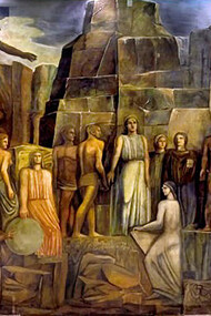 Mario Sironi, Italy Between the Arts and Sciences (L'Italia fra le arti e le scienze), 1935