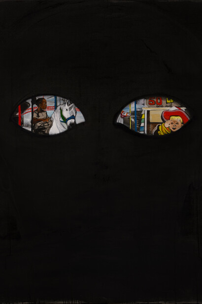 Chaz Guest, Vision of amusement I, 2025. Courtesy of
SLAG&RX and the artist, Chaz Guest. Photograph by Toshi Sakurai