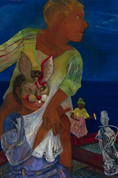 Philemona Williamson, Praying for thunder, 2025. Courtesy of Jenkins Johnson Gallery