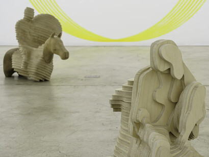 Xavier Veilhan, Do vento, exhibition view. Courtesy of Nara Roesler