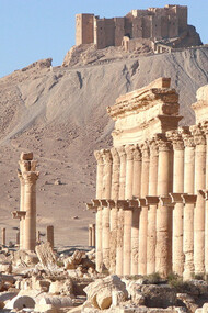 Palmira dopo lo scempio dell'Isis